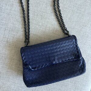 Bottega Veneta Intrecciato Woven Nappa Leather Olimpia Bag